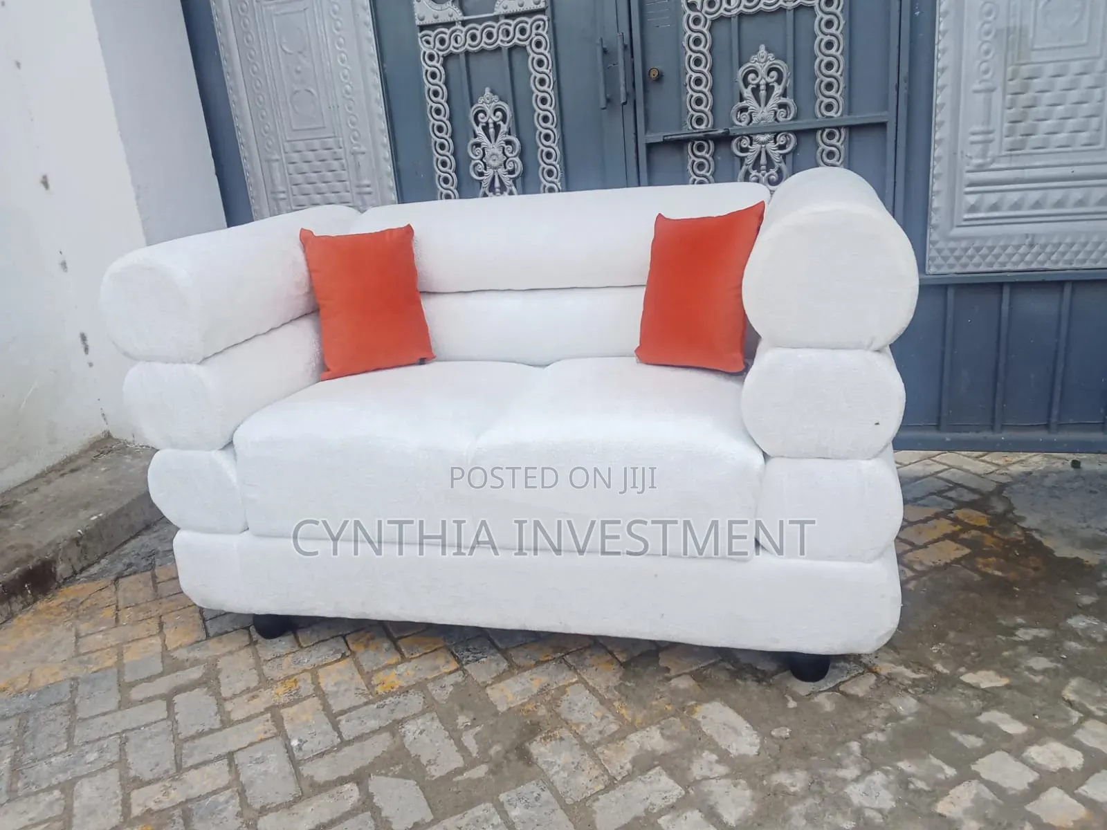 Pure White 2 Seater Sofa