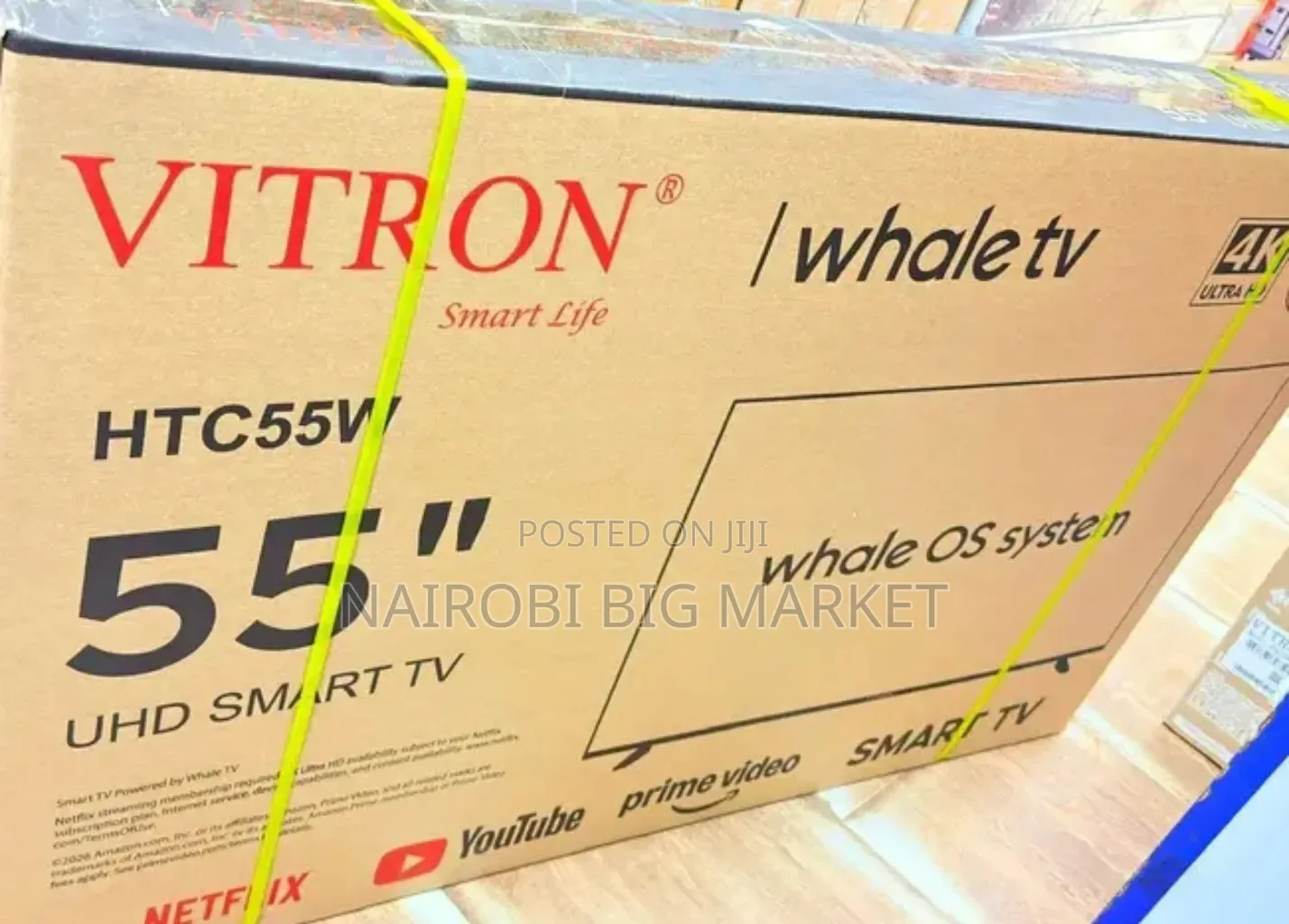 Frameless Vitron 55 Inches Whale TV