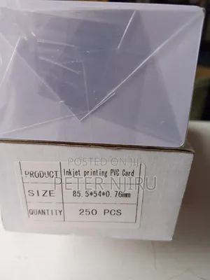 Inkjet Printing PVC Cards (250 Pcs).