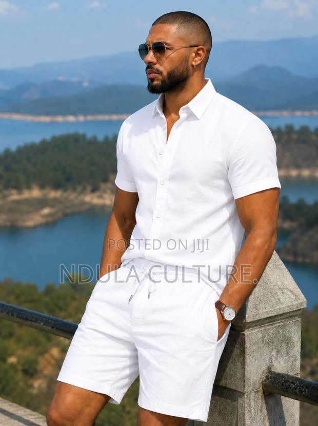 Linen 2 Piece -Shorts and Shirt
