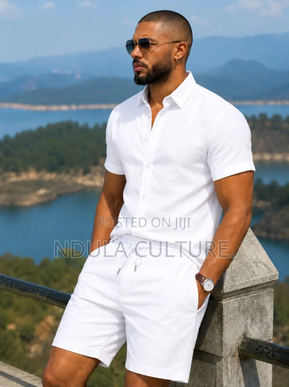Linen 2 Piece -Shorts and Shirt