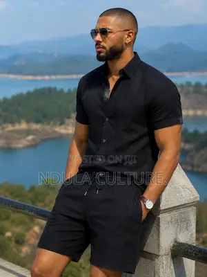 Linen 2 Piece -Shorts and Shirt
