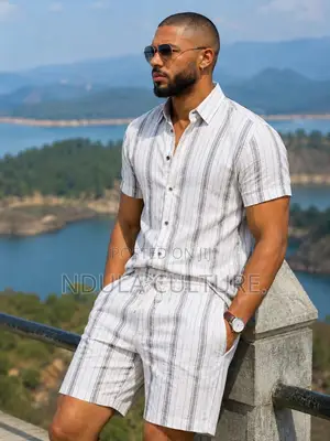 Linen 2 Piece -Shorts and Shirt