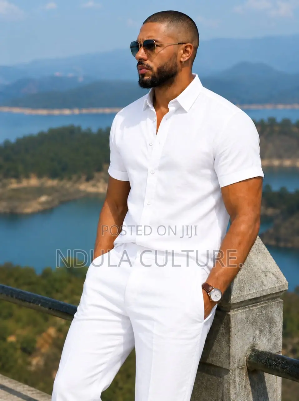 Pure Linen Two Piece Set (Suit With Trousers)