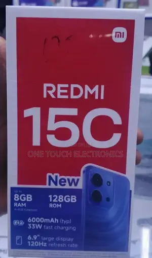 New Xiaomi Redmi 15C 4G 128 GB Black