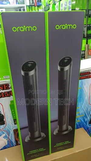 Oraimo CyberStorm 40-Inch Bladeless Tower Fan – Home Office Fan
