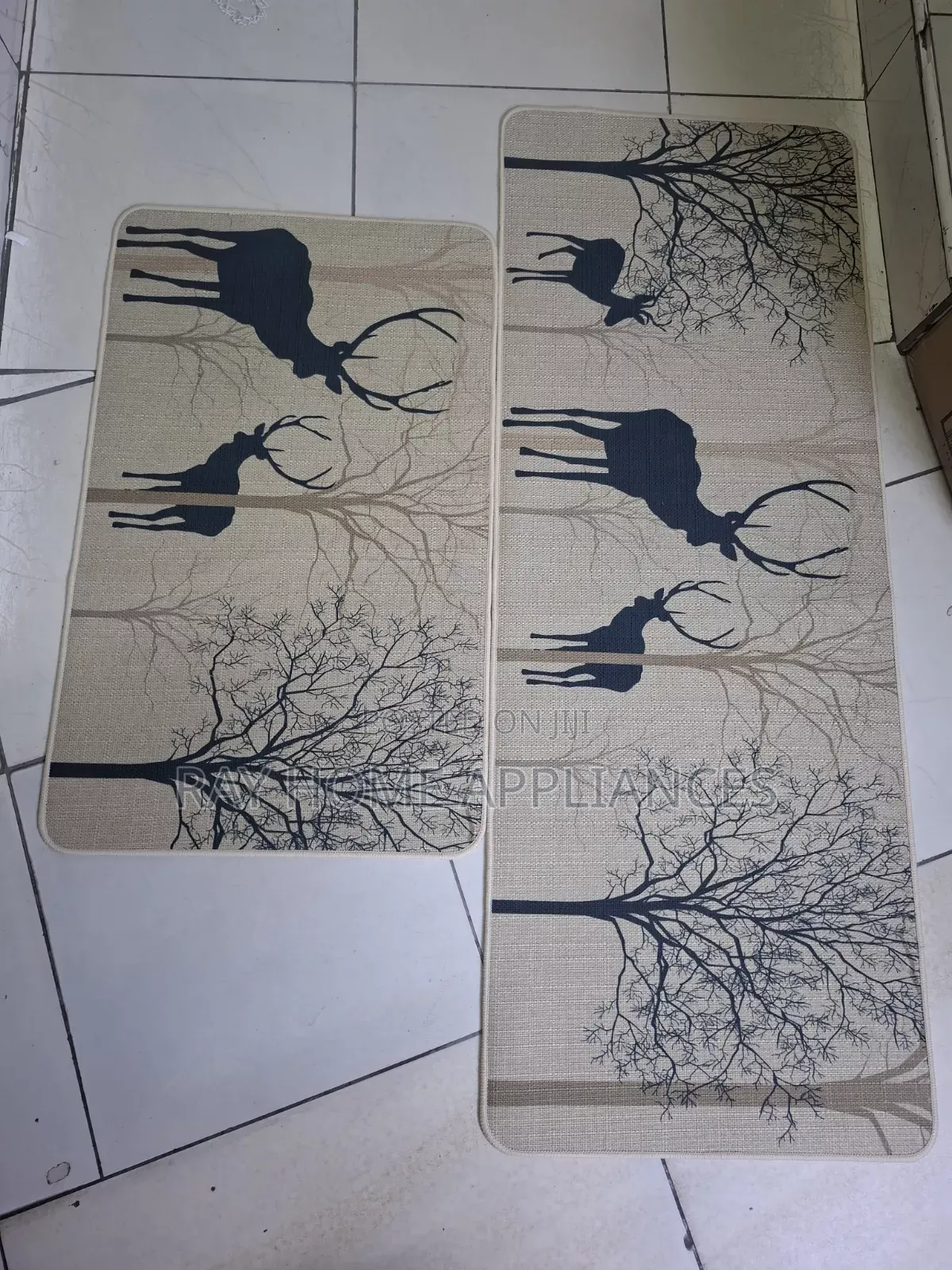 Kitchen Mat 2 Pieces Large Size 120x45cm Small 75x45