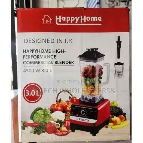 3.0 LTRS 4500watts Happy Home Commercial Blender