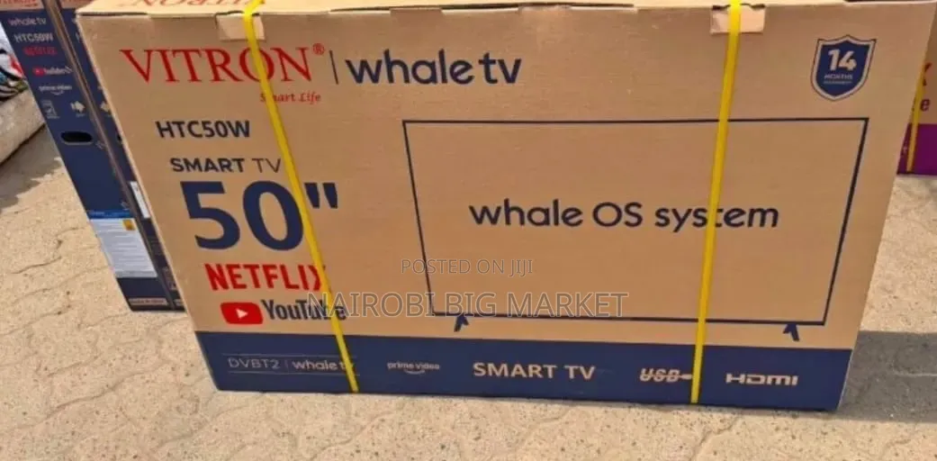 50 Inch Whale Smart With 2 Ports Hdmi