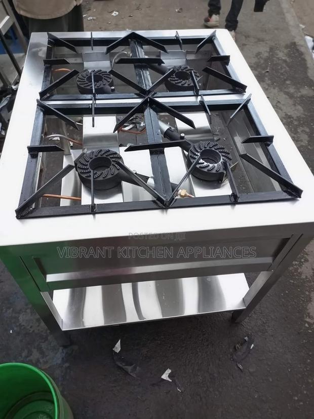 Square Shaped 4-Burner