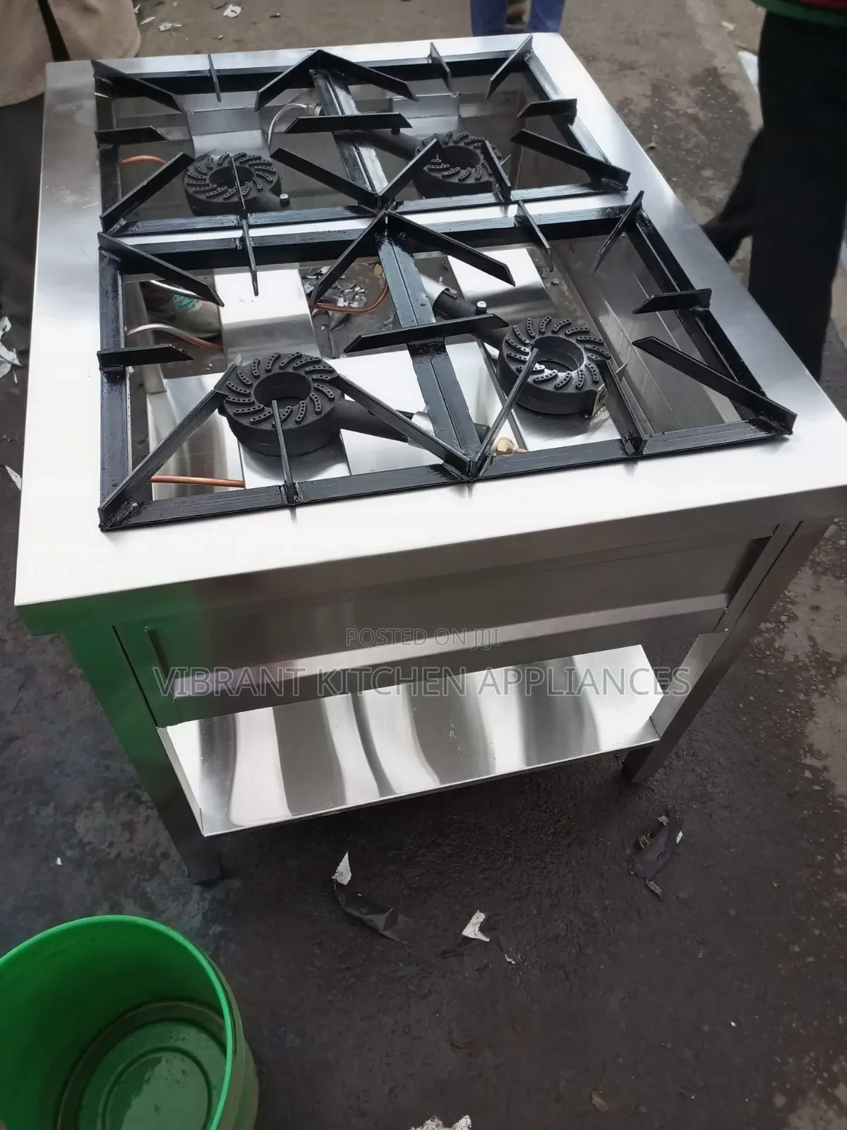 Square Shaped 4-Burner