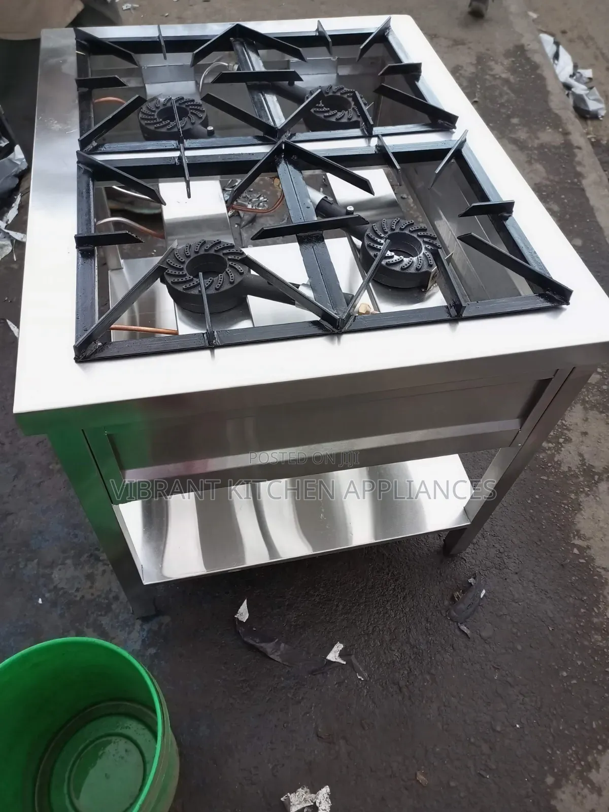 Square Shaped 4-Burner