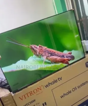 Vitron 50inch Whale Os TV With T2 Inbuilt Decorder