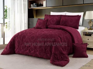 Luxury Tufted Wave Duvet Cover Set With Bedsheet
