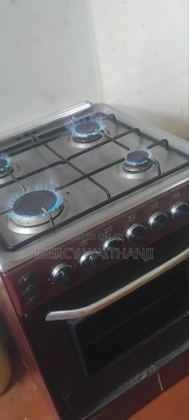 Ramtom Cooker 4 Burner,working Perfectly Bt Oven Glass Broken