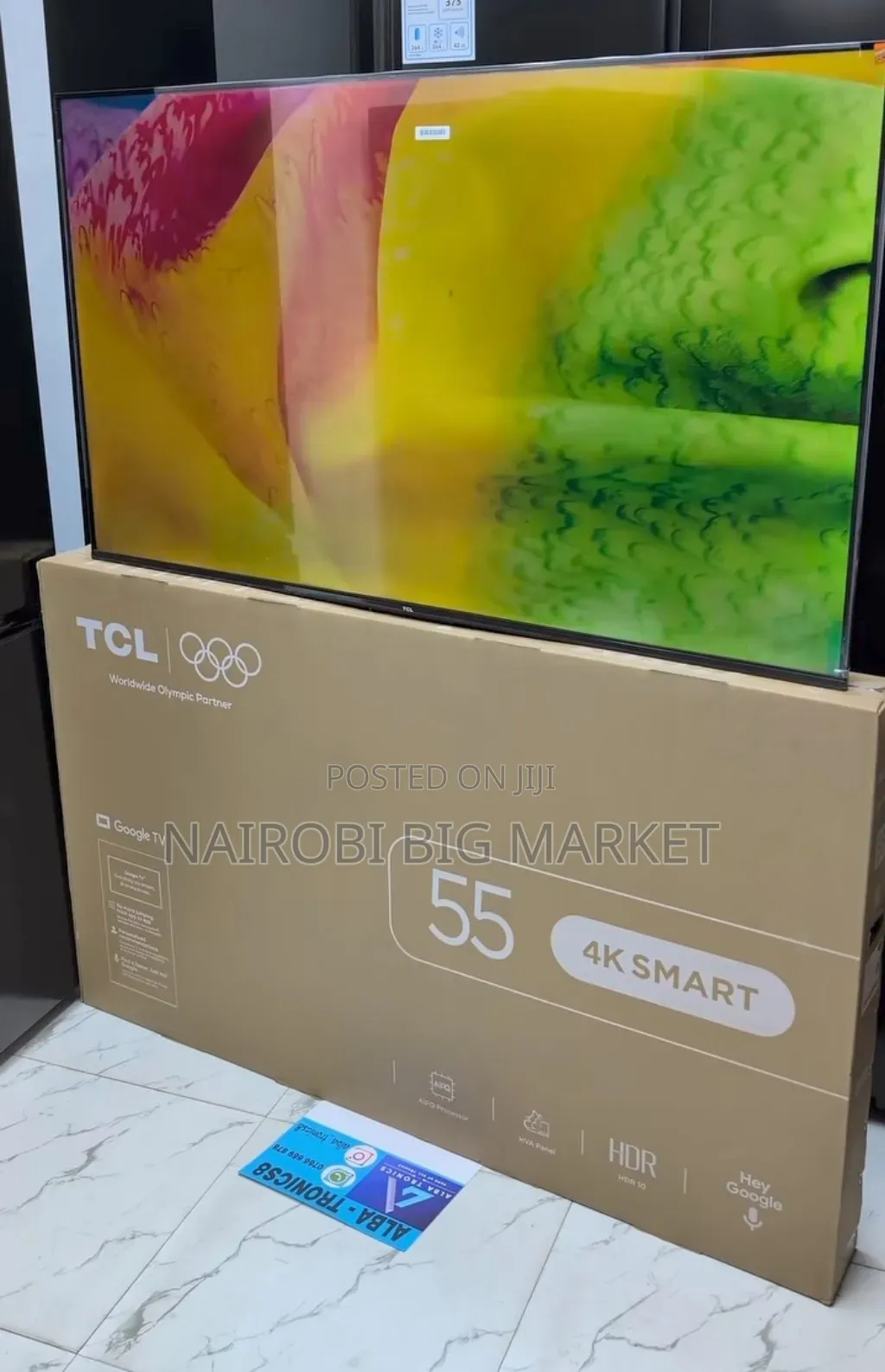 TCL 55 Inch Goggle TV 4 K With Dolby Audio