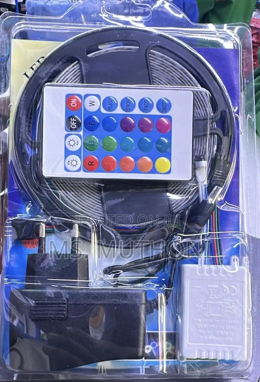 Remote Controlled Meter RGB LED Strip Light Kit