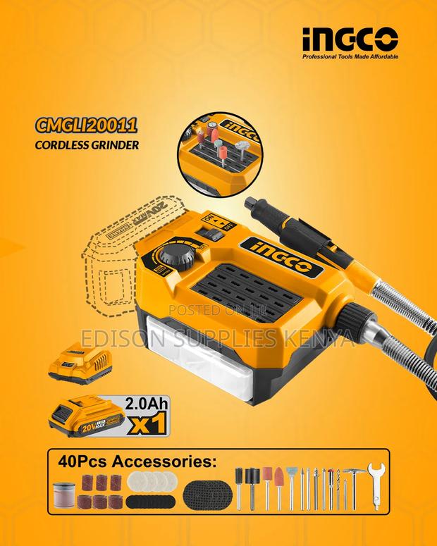 Mini Grinder Cordless INGCO Rotary Tool Engraver Die Grinders Polisher - main view