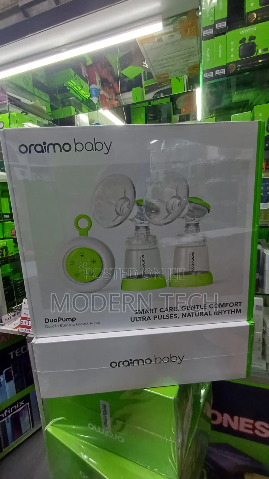 Oraimo DouPump Electric BPA-Free Micro-Vibration Breast Pump