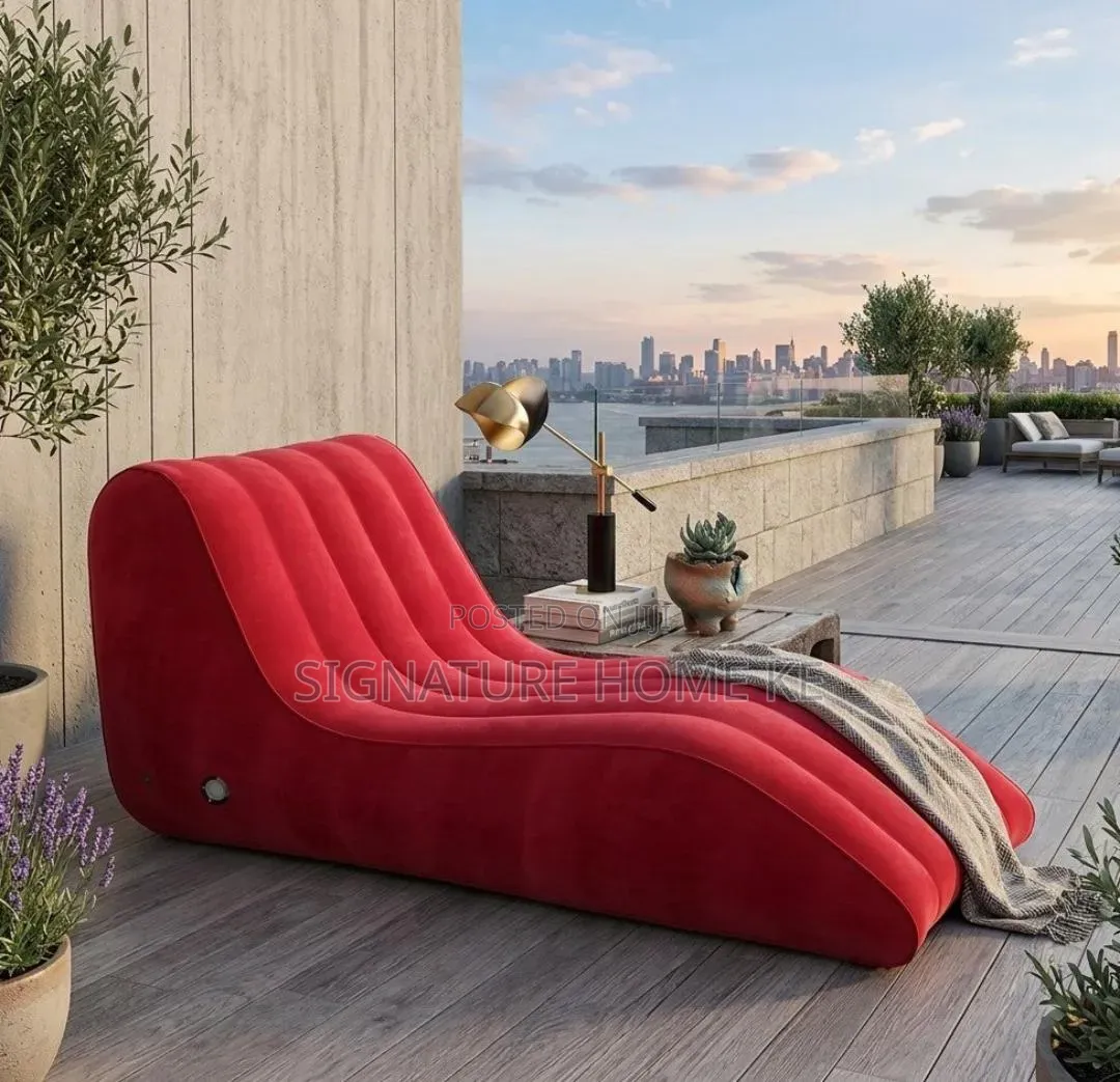 S-Shaped Inflatable Sofa