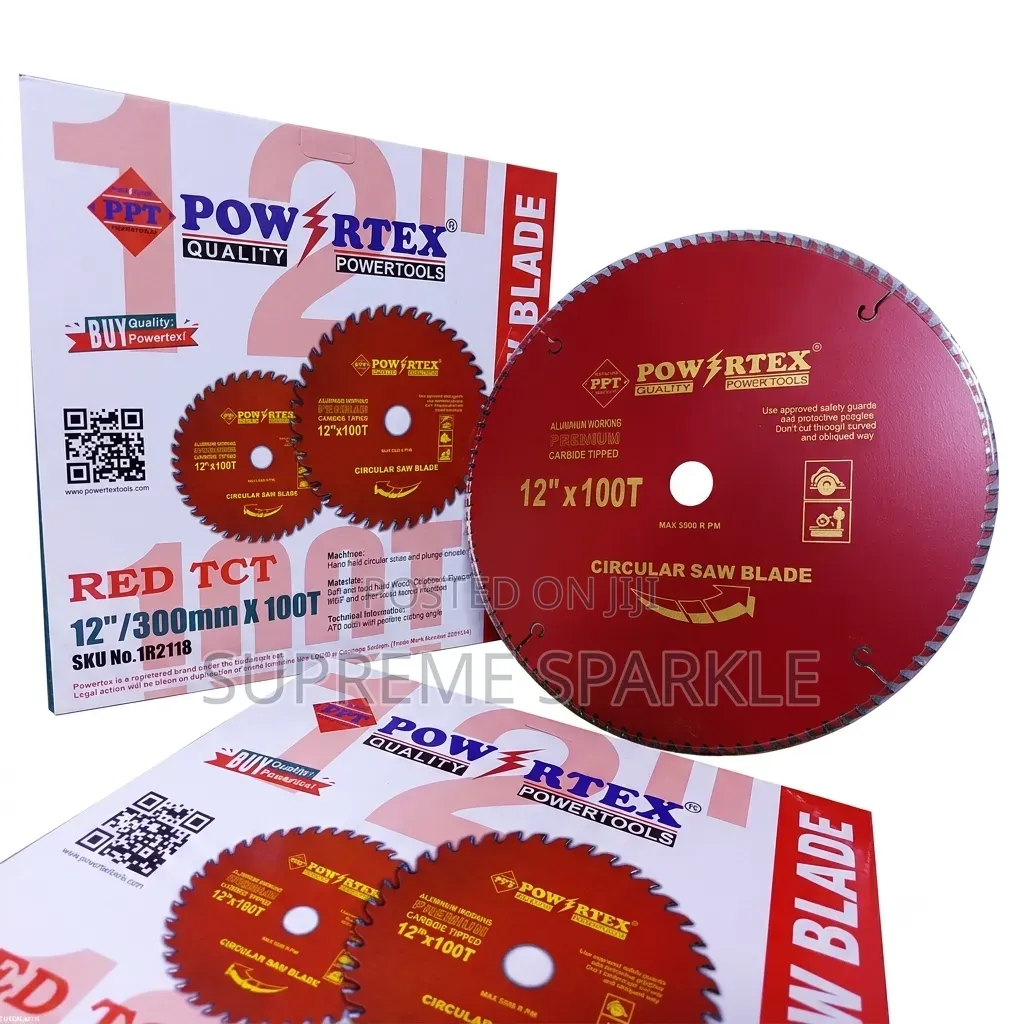 12 Inch 100T Circular Saw Blade Powertex 1R2118 TCT Carbide Tipped