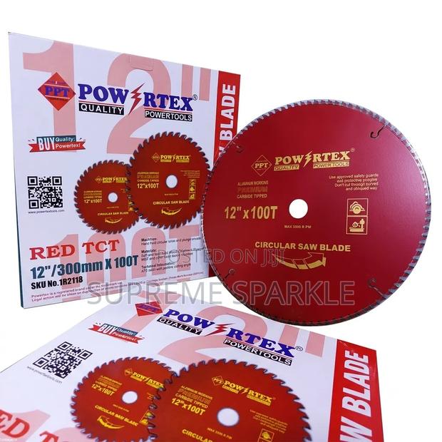 12 Inch 100T Circular Saw Blade Powertex 1R2118 TCT Carbide Tipped