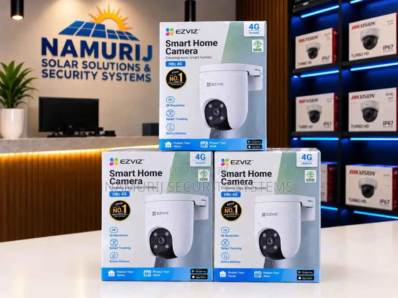 EZVIZ H8C 4G PTZ CCTV Camera | Outdoor Security Camera | SIM Card