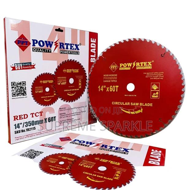 Circular Saw Blade Powertex 14 Inch 60T Wood Cutting Blade 350mm