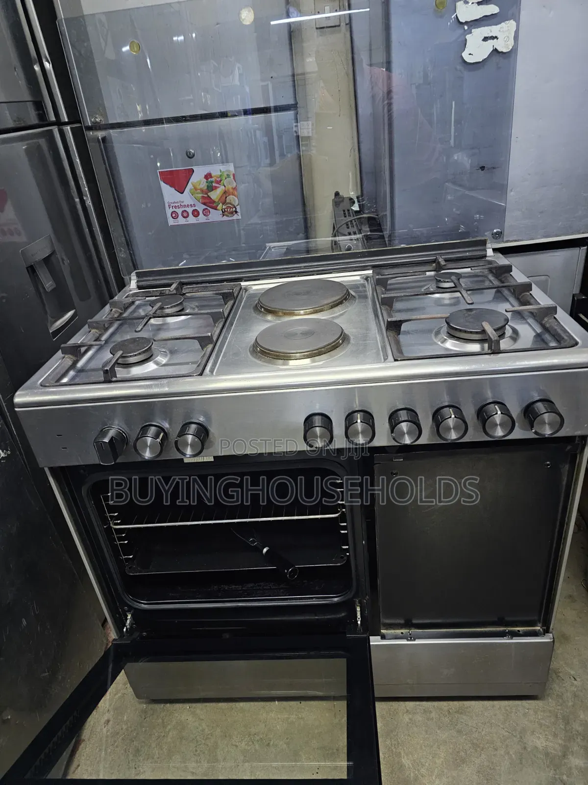 Simfer 60x90 Stainless Cooker 4gas+2electric