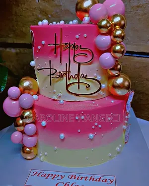 2kg Tiered Cakes Available (Keki Ya Gorofa)