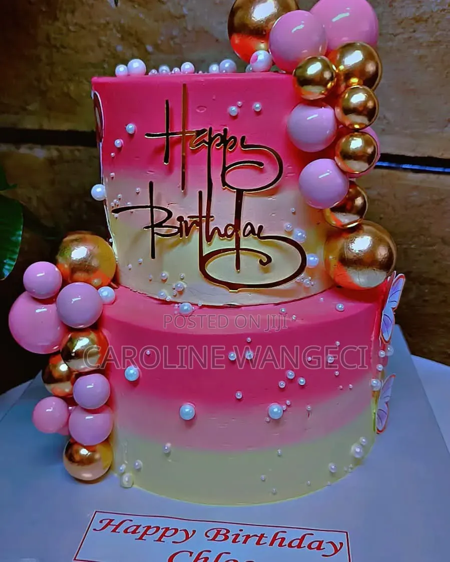 2kg Tiered Cakes Available (Keki Ya Gorofa)