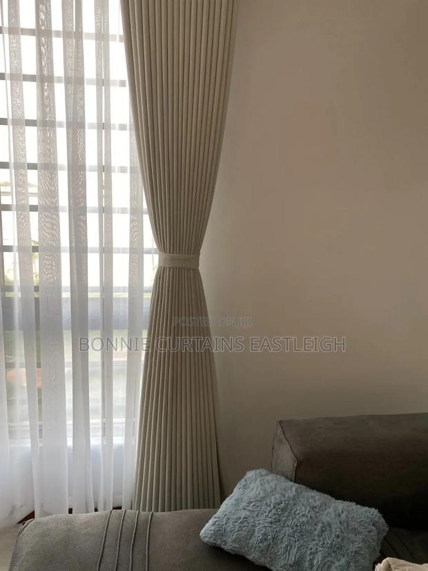 Cream Curtains and White Sheers - main view