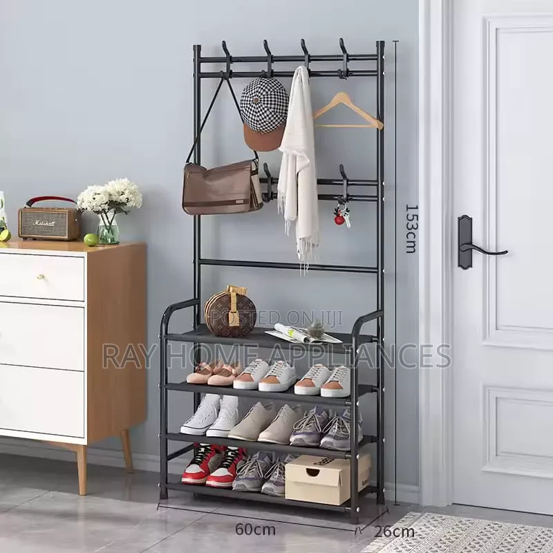 Multi-Functional Shoe and Hat Rack Size : 60x26x170cm