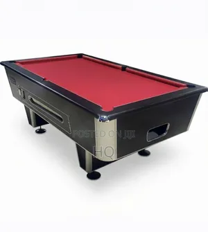 New Pool Table in Shop With Self Lock Door Brush