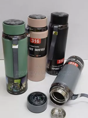 800ml Stainless Steel Thermo Cup With Carrying Straps