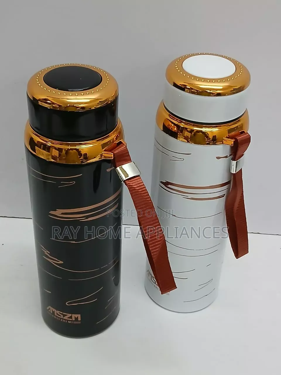 800ml Stainless Steel Thermo Cup With Carrying Straps