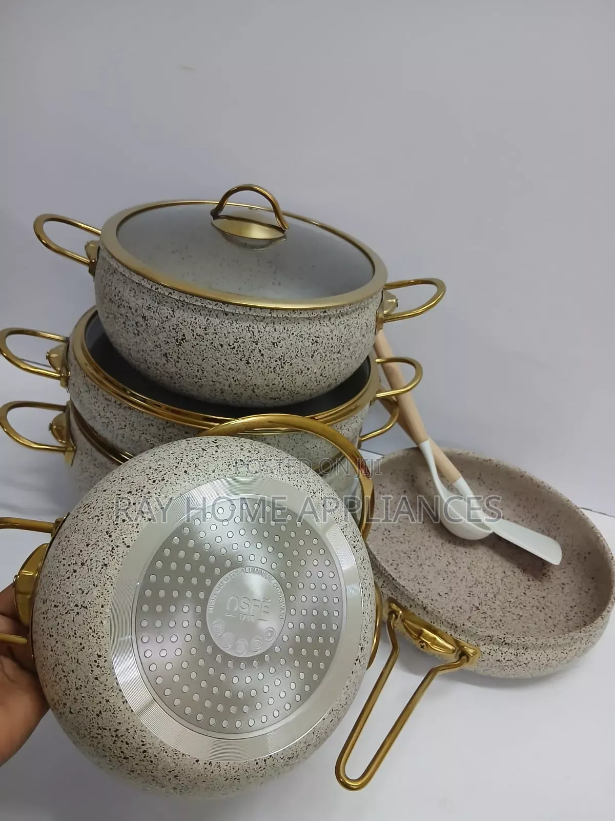 Granite Coating Cookware Set 9 Pieces