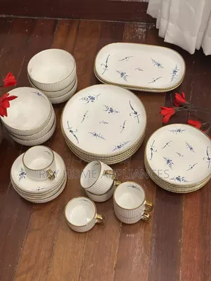 Flowered 32pieces High Quality Ceramic Dinner Set