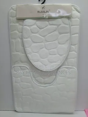 3 in 1 Toilet /Bathroom Mat Colours; BLACK,GREY,WHITE