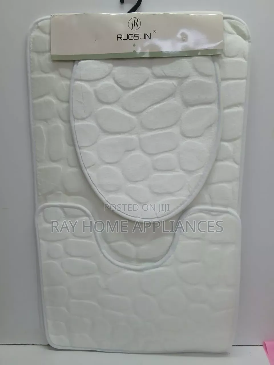 3 in 1 Toilet /Bathroom Mat Colours; BLACK,GREY,WHITE