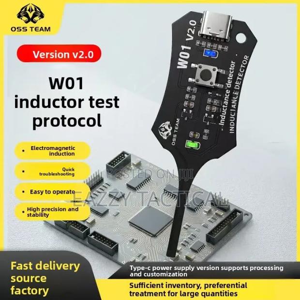 W01 OSS Inductance Tester, Inductor Test Protocol - main view