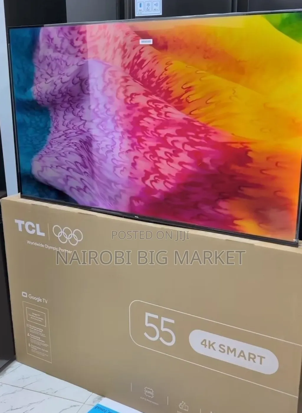 TCL 55 4 K HDR Smart TV With Direct Led Lights