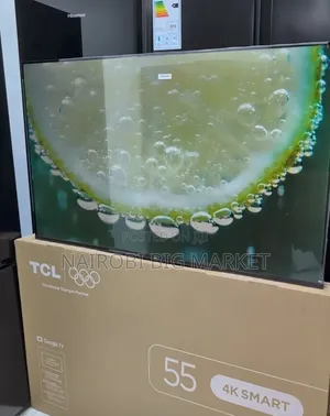 Frameless TCL 55 4 K HDR Smart TV With Bluetooth 5.0