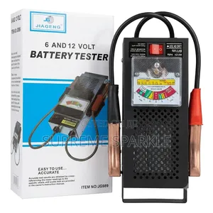 6V 12V Battery Tester Gauge Heavy Duty Car Diagnostic Tool