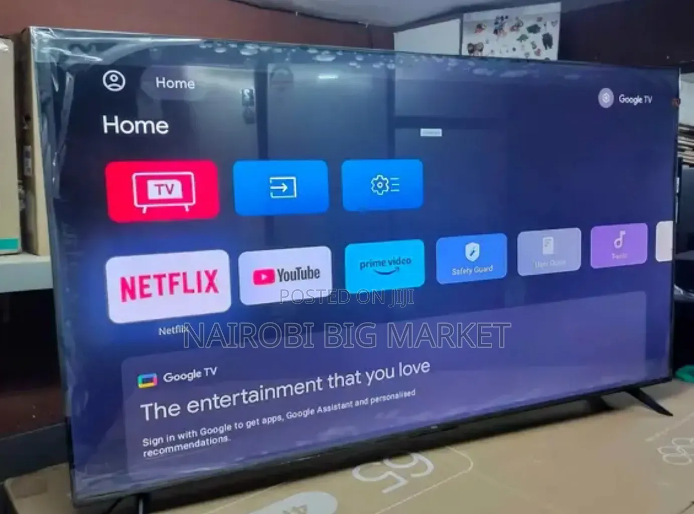 Youtube Netflix Show Max Vitron 65 Inch TV