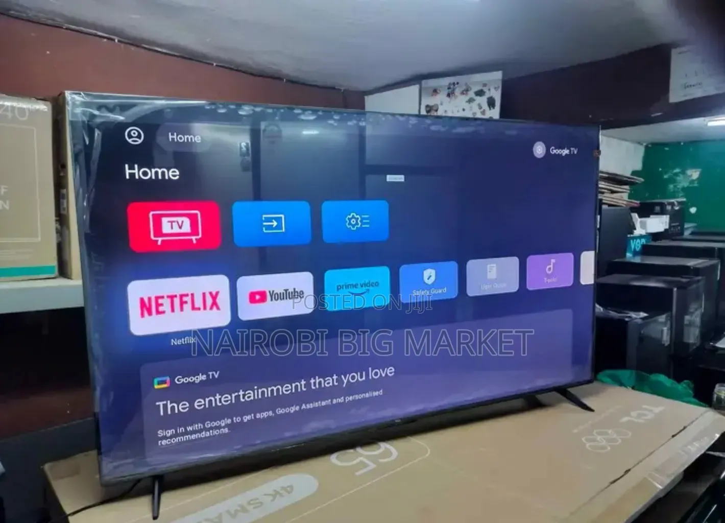 Youtube Netflix Show Max Vitron 65 Inch TV