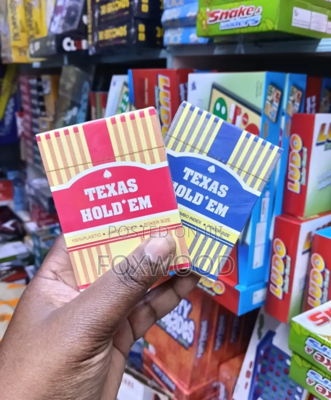 Texas Hold'em Plastic Playing Cards Poker Cards Board Games