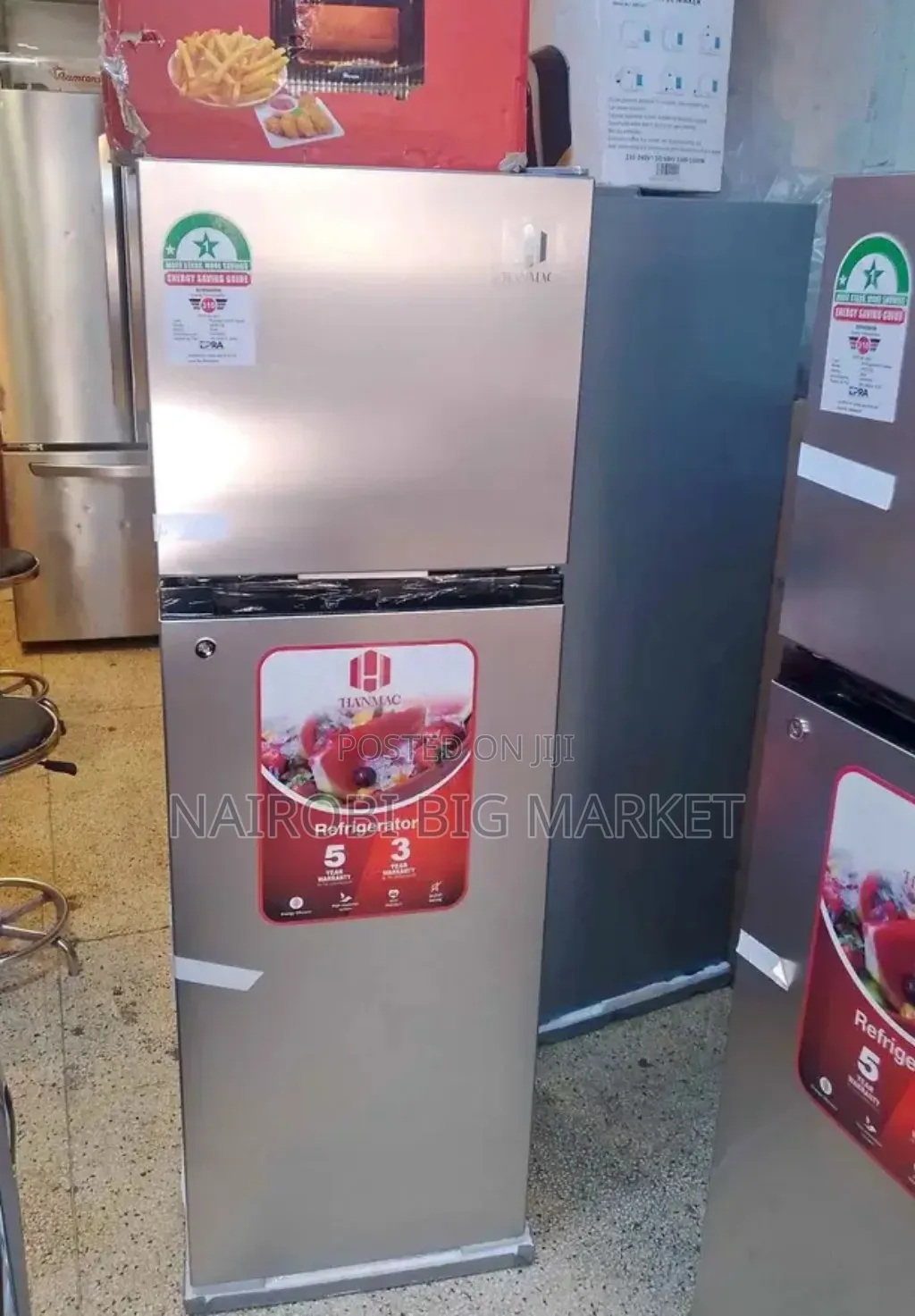 Hamnac 173 Double Door Refrigerator Double Door Refrigerator