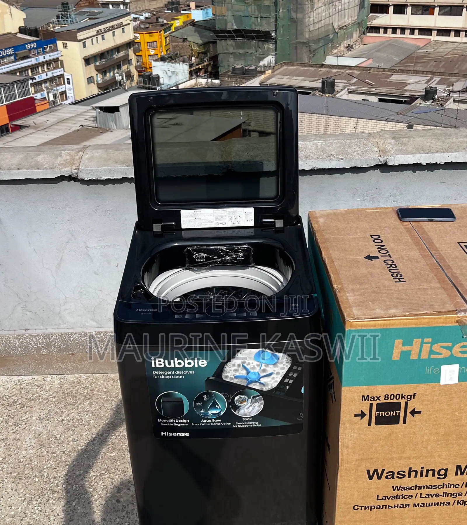 Hisense 11 Kg Automatic Single Tub Top Load