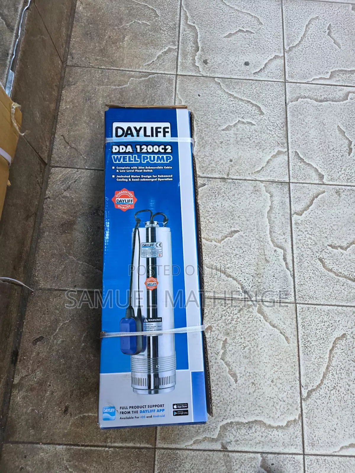 DDA 1200C2 Submersible Pump for Water Wells